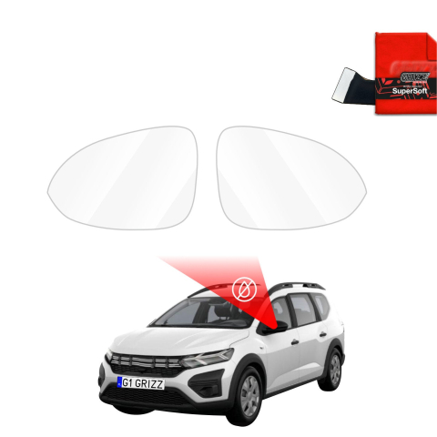 Folie Oglinzi - Folie de protecție împotriva ploii pentru oglinzi exterioare - Dacia Jogger (2022-2026)