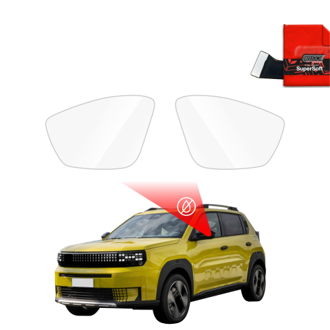 Folie Oglinzi - Folie de protecție împotriva ploii pentru oglinzi exterioare - Fiat Grande Panda (2025-2026)