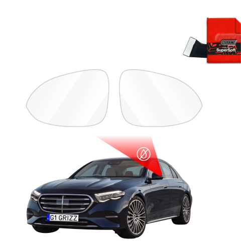 Folie Oglinzi - Folie de protecție împotriva ploii pentru oglinzi exterioare - Mercedes E Klasse (2016-2023)