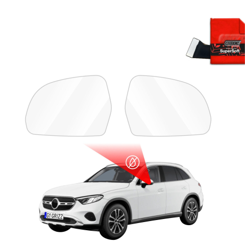 Folie Oglinzi - Folie de protecție împotriva ploii pentru oglinzi exterioare - Mercedes GLC Wagon (2025-2026)