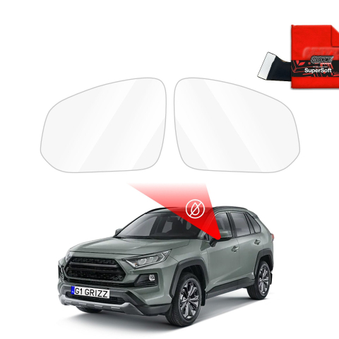 Folie Oglinzi - Folie de protecție împotriva ploii pentru oglinzi exterioare - Toyota RAV4 (2012-2026)