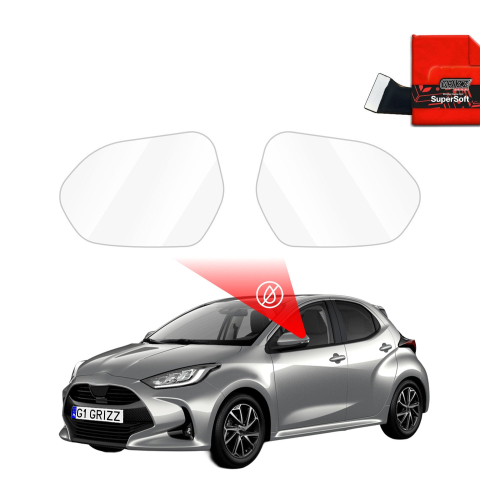 Folie Oglinzi - Folie de protecție împotriva ploii pentru oglinzi exterioare - Toyota Yaris 4 (2020-2026)