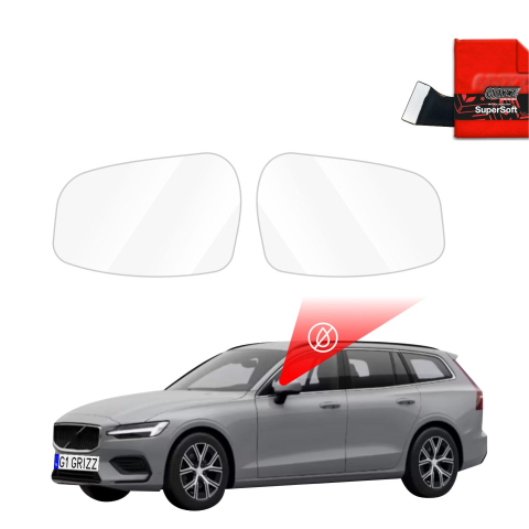Folie Oglinzi - Folie de protecție împotriva ploii pentru oglinzi exterioare - Volvo V60 (2026)