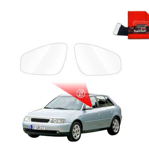 Folie Oglinzi - Folie de protecție împotriva ploii pentru oglinzile exterioare - Audi A3 8L Hatchback 5D (1999-2003)
