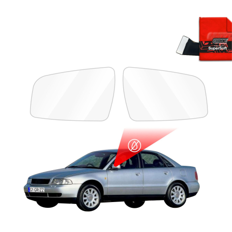 Folie Oglinzi - Folie de protecție împotriva ploii pentru oglinzile exterioare - Audi A4 B5 Sedan (1994-2001)