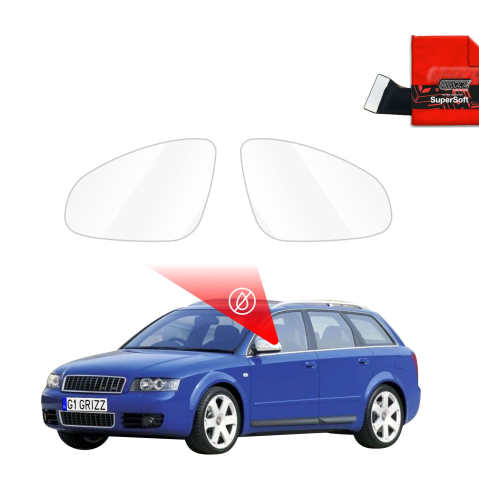 Folie Oglinzi - Folie de protecție împotriva ploii pentru oglinzile exterioare - Audi A4 B6 Avant (2000-2006)