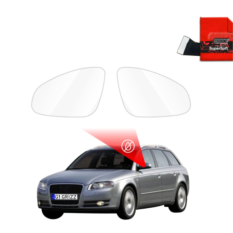 Folie Oglinzi - Folie de protecție împotriva ploii pentru oglinzile exterioare - Audi A4 B7 Avant (2004-2008)