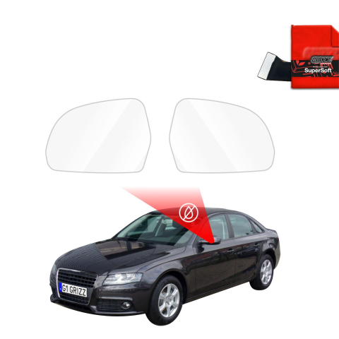 Folie Oglinzi - Folie de protecție împotriva ploii pentru oglinzile exterioare - Audi A4 B8 Sedan (2007-2011)