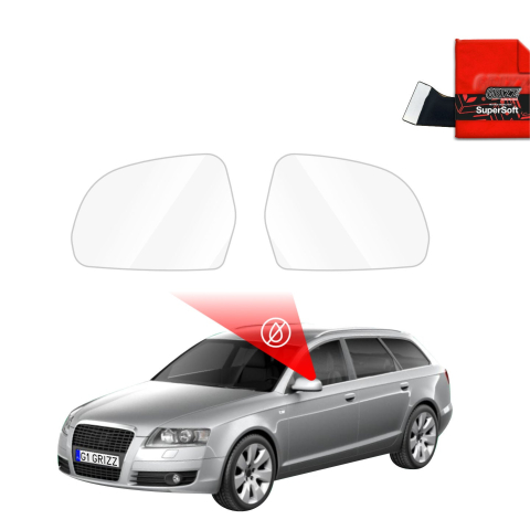 Folie Oglinzi - Folie de protecție împotriva ploii pentru oglinzile exterioare - Audi A6 C6 Avant (2004-2008)