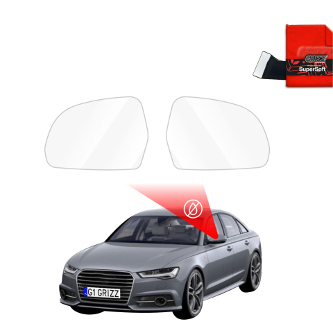 Folie Oglinzi - Folie de protecție împotriva ploii pentru oglinzile exterioare - Audi A6 C7 Sedan (2011-2014)