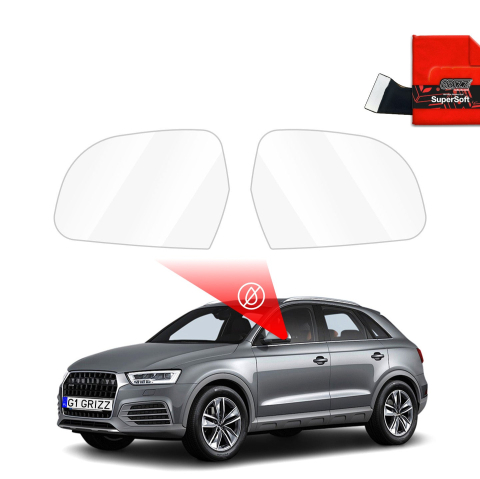 Folie Oglinzi - Folie de protecție împotriva ploii pentru oglinzile exterioare - Audi Q3 8U (2011-2018)