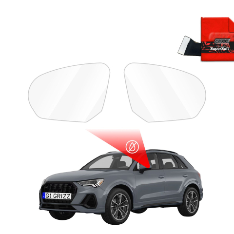 Folie Oglinzi - Folie de protecție împotriva ploii pentru oglinzile exterioare - Audi Q3 F3 (2018-2025)