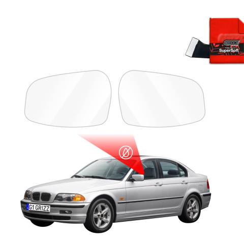 Folie Oglinzi - Folie de protecție împotriva ploii pentru oglinzile exterioare - BMW 3 E46 Sedan Pre-LCI (1998-2001)