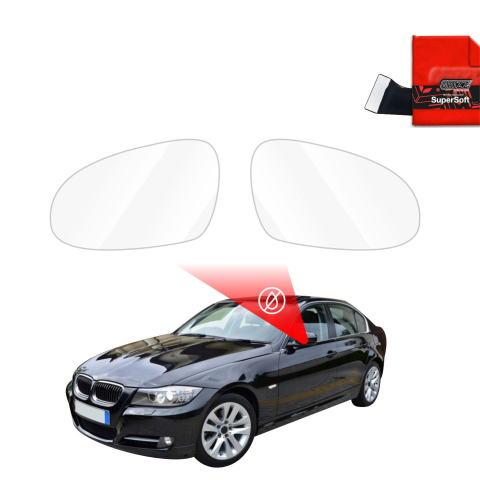 Folie Oglinzi - Folie de protecție împotriva ploii pentru oglinzile exterioare - BMW 3 E90 Sedan LCI (2008-2012)
