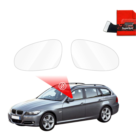 Folie Oglinzi - Folie de protecție împotriva ploii pentru oglinzile exterioare - BMW 3 E91 Kombi LCI (2008-2012)