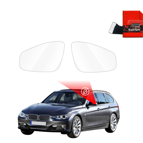 Folie Oglinzi - Folie de protecție împotriva ploii pentru oglinzile exterioare - BMW 3 F31 Kombi Pre-LCI (2011-2015)
