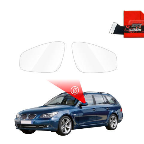 Folie Oglinzi - Folie de protecție împotriva ploii pentru oglinzile exterioare - BMW 5 E61 Kombi PreLCI (2007-2010)