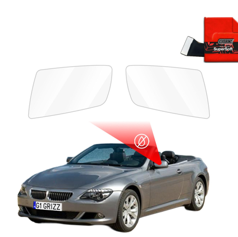 Folie Oglinzi - Folie de protecție împotriva ploii pentru oglinzile exterioare - BMW 6 Cabrio E64 (2004-2010)