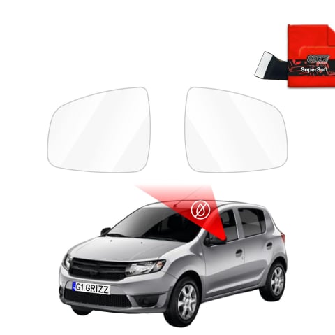 Folie Oglinzi - Folie de protecție împotriva ploii pentru oglinzile exterioare - Dacia Sandero 2 (2012-2020)