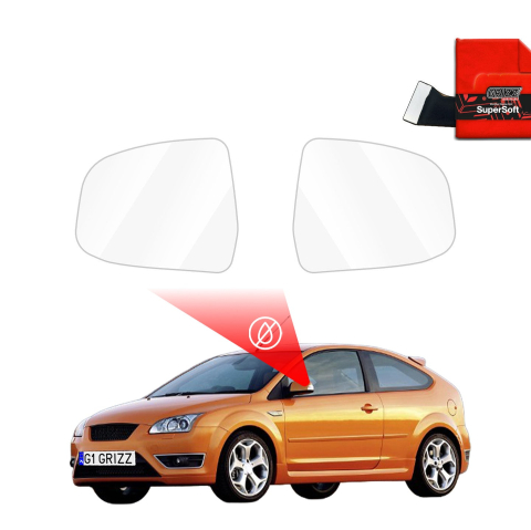 Folie Oglinzi - Folie de protecție împotriva ploii pentru oglinzile exterioare - Ford Focus 2 (2004-2012)