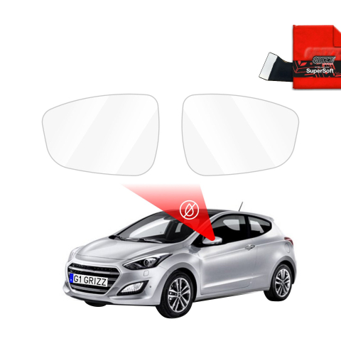 Folie Oglinzi - Folie de protecție împotriva ploii pentru oglinzile exterioare - Hyundai i30 (2011-2015)