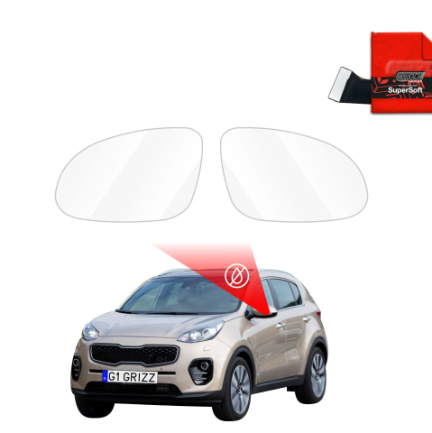 Folie Oglinzi - Folie de protecție împotriva ploii pentru oglinzile exterioare - Kia Sportage 4 (2018-2021)