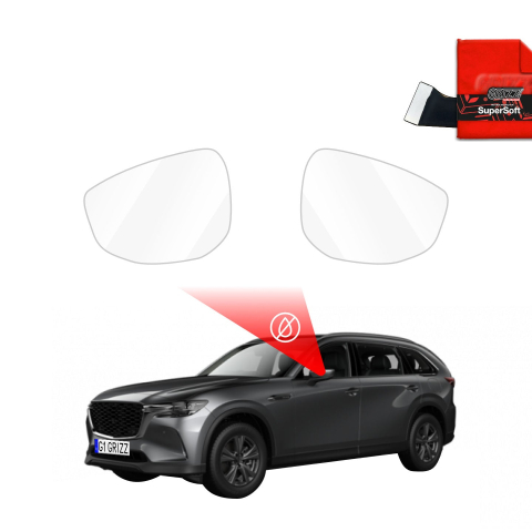 Folie Oglinzi - Folie de protecție împotriva ploii pentru oglinzile exterioare - Mazda CX-80 (2023-2026)