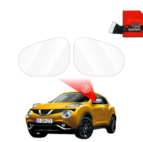 Folie Oglinzi - Folie de protecție împotriva ploii pentru oglinzile exterioare - Nissan Juke (2010-2019)