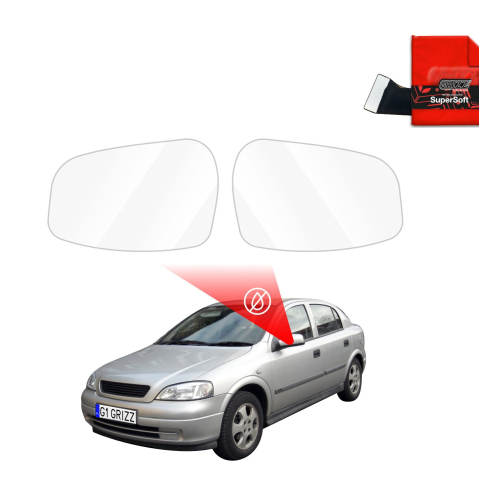 Folie Oglinzi - Folie de protecție împotriva ploii pentru oglinzile exterioare - Opel Astra G Hatchback 5D (1998-2009)