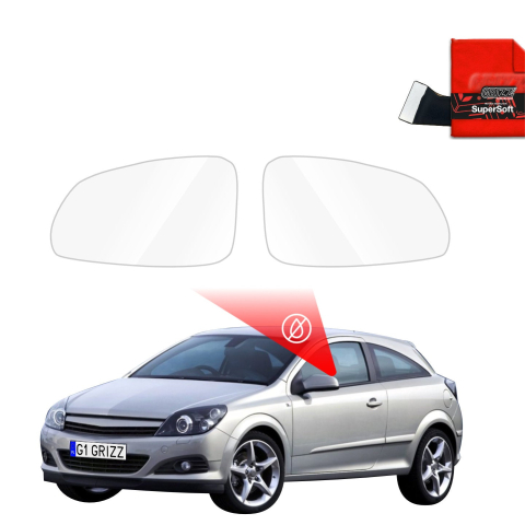 Folie Oglinzi - Folie de protecție împotriva ploii pentru oglinzile exterioare - Opel Astra H Hatchback 3D (2004-2010)