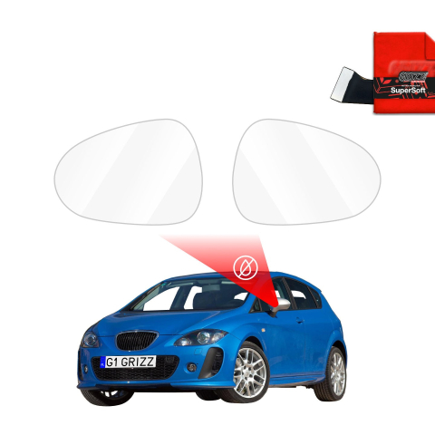 Folie Oglinzi - Folie de protecție împotriva ploii pentru oglinzile exterioare - Seat Leon (2009-2020)
