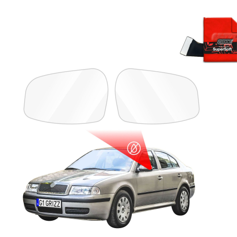 Folie Oglinzi - Folie de protecție împotriva ploii pentru oglinzile exterioare - Skoda Octavia (1996-2010)