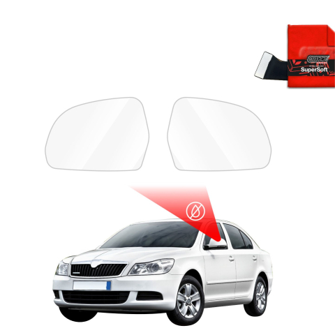 Folie Oglinzi - Folie de protecție împotriva ploii pentru oglinzile exterioare - Skoda Octavia 2 Sedan Facelifting (2008-2013)