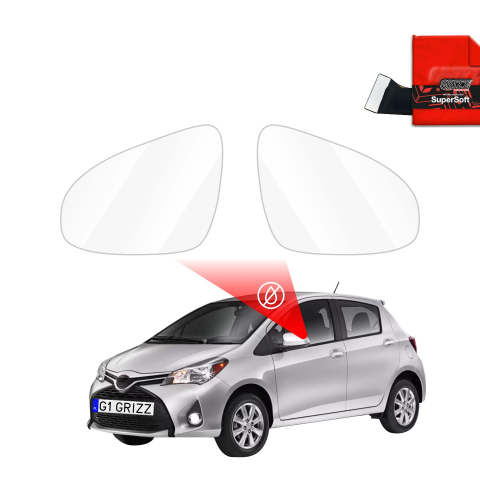 Folie Oglinzi - Folie de protecție împotriva ploii pentru oglinzile exterioare - Toyota Yaris (2011-2020)