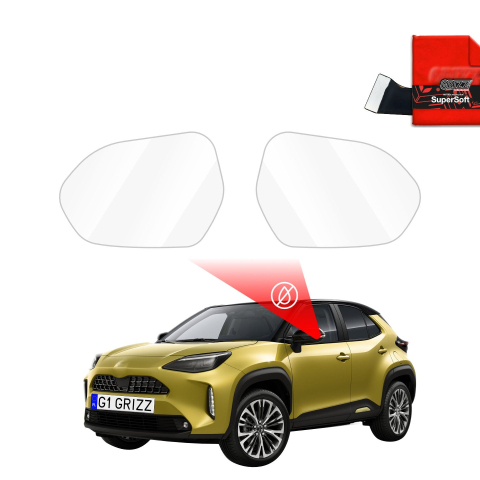 Folie Oglinzi - Folie de protecție împotriva ploii pentru oglinzile exterioare - Toyota Yaris Cross (2020-2026)