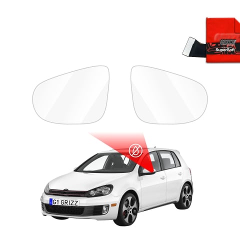 Folie Oglinzi - Folie de protecție împotriva ploii pentru oglinzile exterioare - Volkswagen Golf 6 (2008-2012)