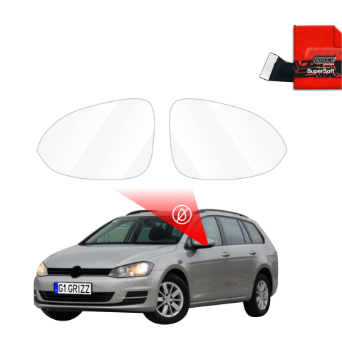 Folie Oglinzi - Folie de protecție împotriva ploii pentru oglinzile exterioare - Volkswagen Golf 7 Variant (2013-2020)