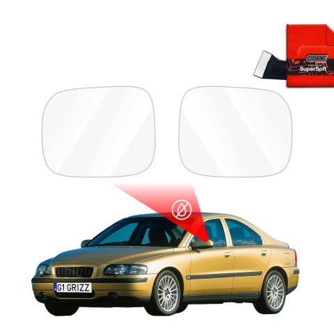 Folie Oglinzi - Folie de protecție împotriva ploii pentru oglinzile exterioare - Volvo S60 (2000-2010)