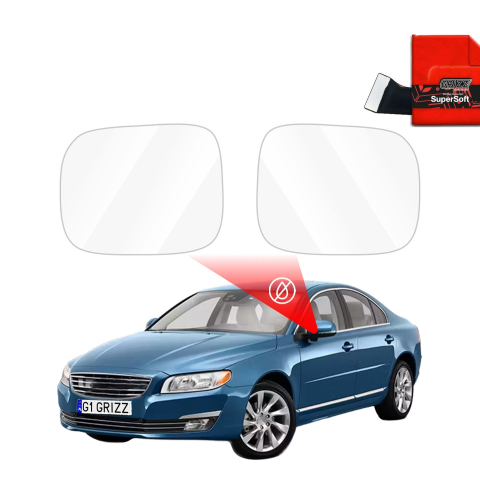 Folie Oglinzi - Folie de protecție împotriva ploii pentru oglinzile exterioare - Volvo S80 (2006-2016)