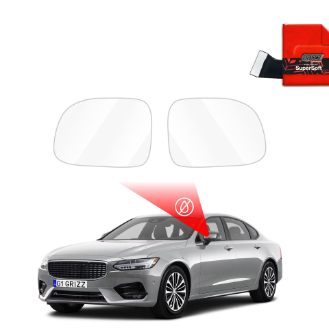 Folie Oglinzi - Folie de protecție împotriva ploii pentru oglinzile exterioare - Volvo S90 (2016-2020)