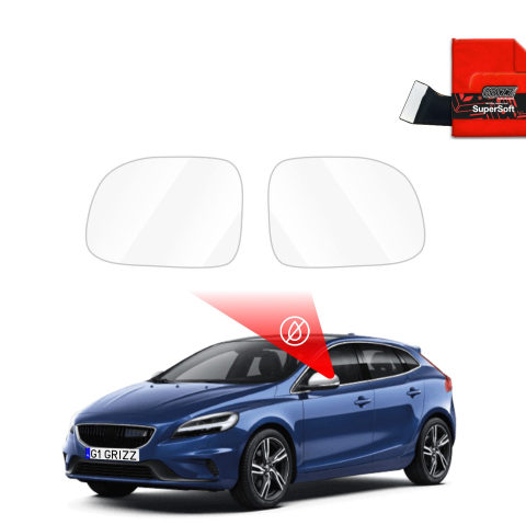 Folie Oglinzi - Folie de protecție împotriva ploii pentru oglinzile exterioare - Volvo V40 (2012-2016)