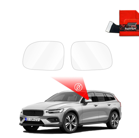 Folie Oglinzi - Folie de protecție împotriva ploii pentru oglinzile exterioare - Volvo V60 Cross Country (2018-2023)