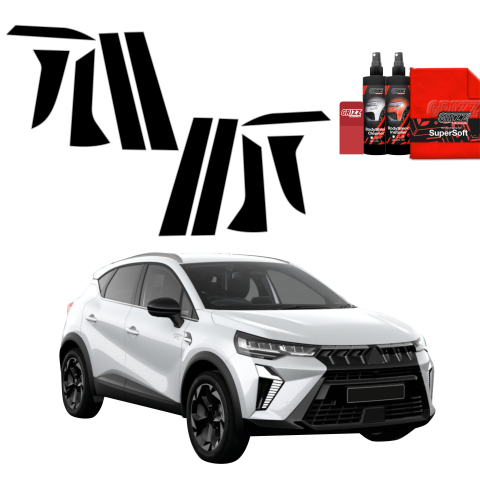 Bodyshield - Folie de protecție neagră 10în1 pentru coloana B-C - Mitsubishi ASX Facelift (2024-2026)