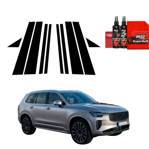 Bodyshield - Folie de protecție neagră 10în1 pentru coloana B-C - Volvo XC90 (2026)