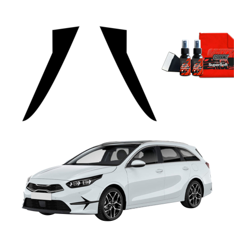 Bodyshield - Folie de protecție neagră 2în1 pentru coloana B-C - Kia Ceed SW Kombi (2021-2025)