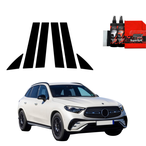 Bodyshield - Folie de protecție neagră 6în1 pentru coloana B-C - Mercedes-Benz GLC C254 (2023-2026)