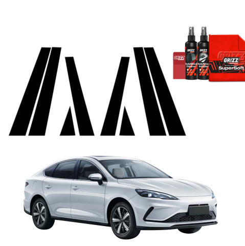 Bodyshield - Folie de protecție neagră 8în1 pentru coloana B-C - BYD Seal 05 Dm-i (2025-2026)
