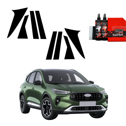 Bodyshield - Folie de protecție neagră 8în1 pentru coloana B-C - Ford Kuga Titanium Facelift (2024-2026)