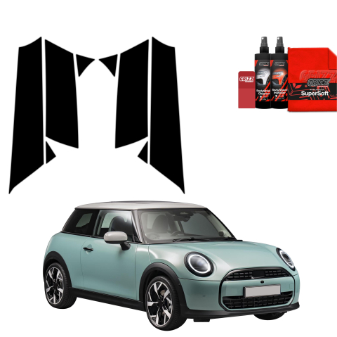 Bodyshield - Folie de protecție neagră 8în1 pentru coloana B-C - Mini Cooper S (2023-2025)