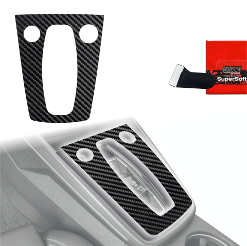 Folie interior - Folie de protecție pentru consola centrală - Audi S3 8Y Facelift (2024-2026) Aspect carbon lucios
